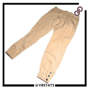 Publish Men's Today For Tomorrow Buttoned Cuffs Tapered Jogger Pants Tan Size 32